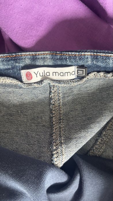 Джинси сині варені для вагітних yula mama розмір м