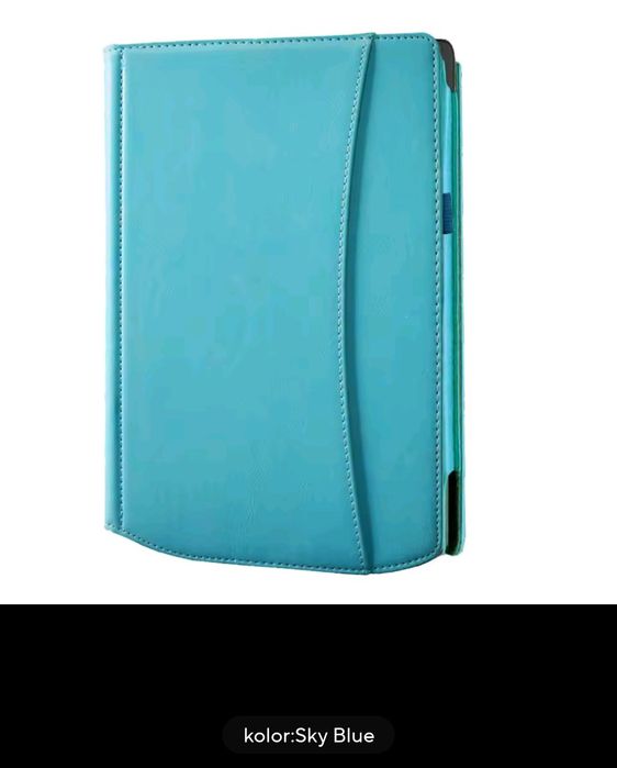 Skórzane etui na pocketbook inkapd X pro 10.3 cala pb1040 sky blue