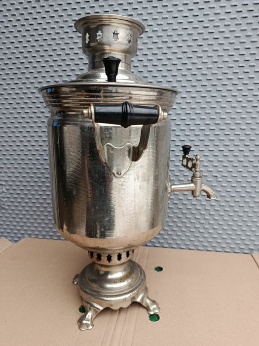 Самовар дровяной латунный ЗШВ самовар СССР