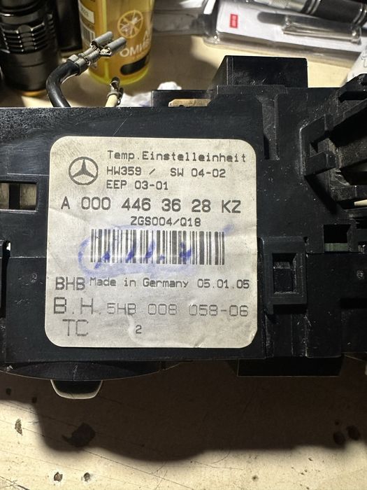 Переключатель печки  mercedes sprinter под кондиционер