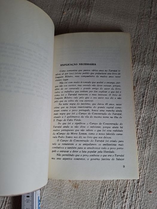 No Tarrafal, Prisioneiro Joaquim Ribeiro