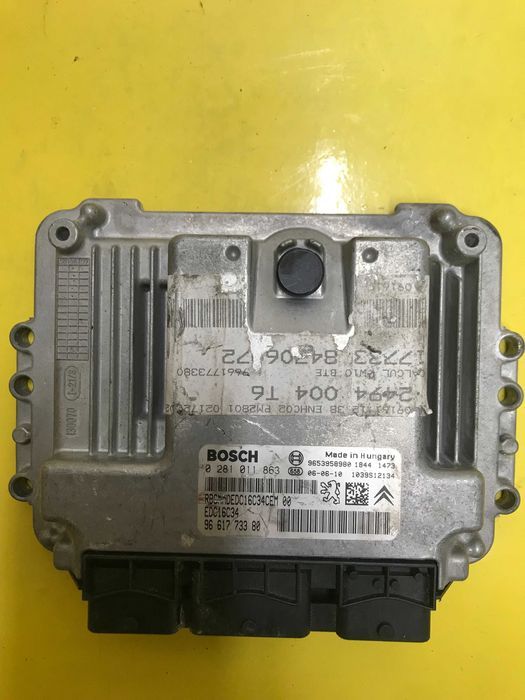 Блок управління двигуном Citroen C4 0281011863 9661773380