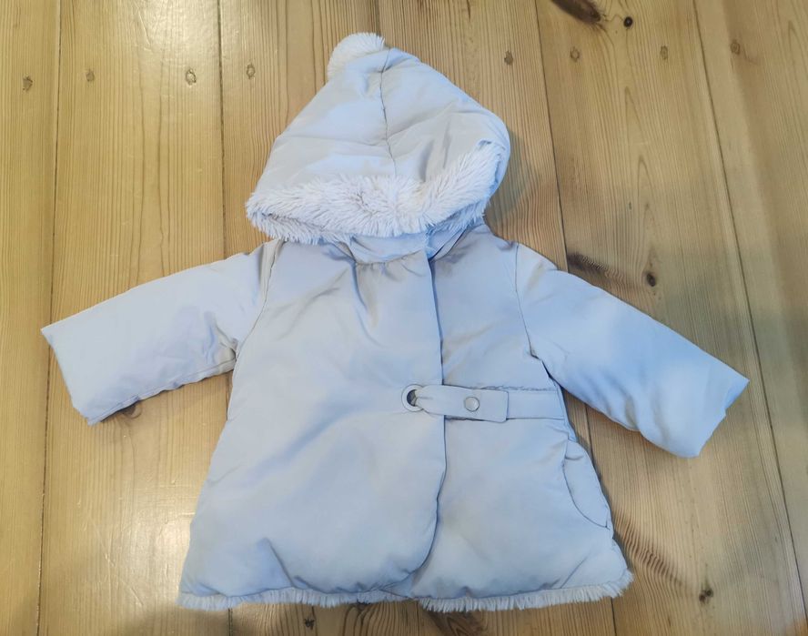 Płaszczyk zimowy Zara Baby r. 68