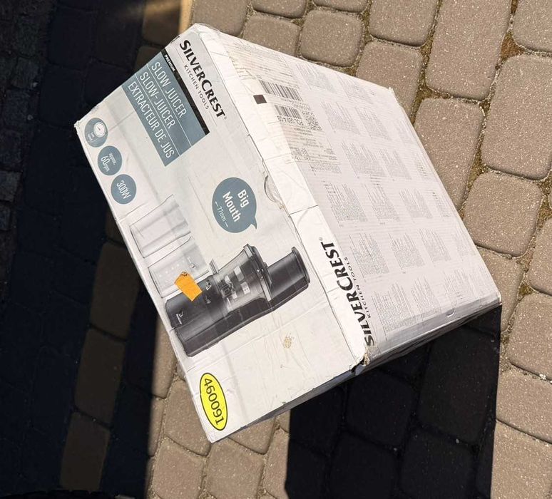 Wyciskarka wolnoobrotowa SilverCrest 300W – NOWA, nieużywana