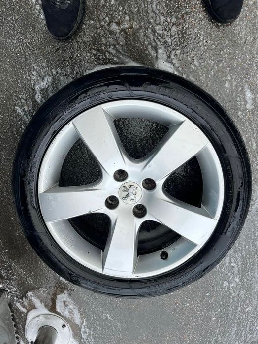 Alufelgi 17” Peugeot + śruby i koło zapasowe