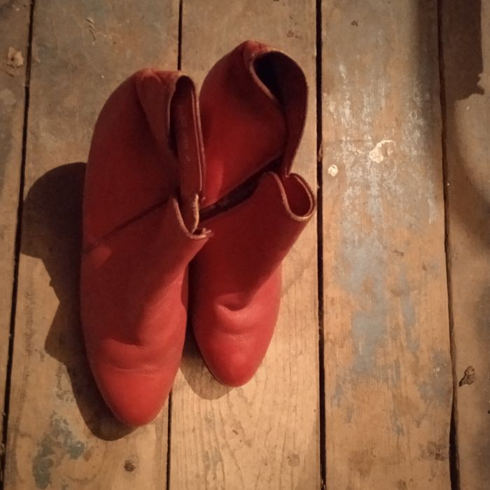 Демисезонные женские кожаные советские  полусапожки