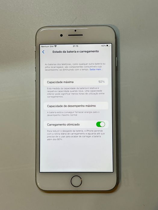 iPhone 8 plus branco