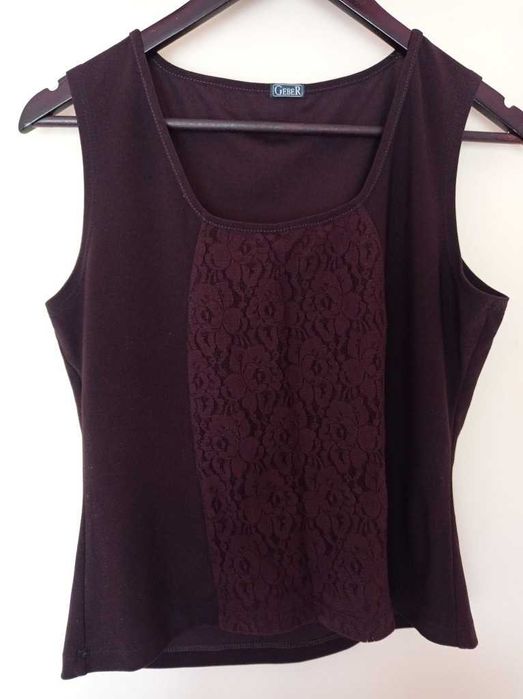 Brązowa bluzka marki Geber