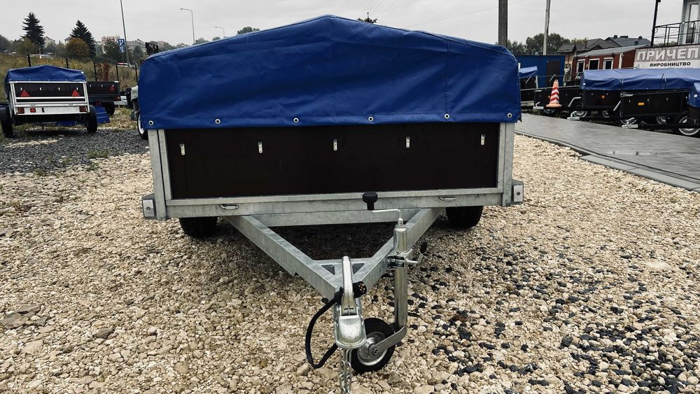 Прицеп легковий двохосний 3 х 1,5м борт 40см оцинкований, категорія В