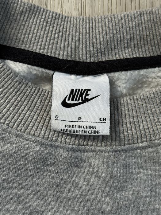 Nike X Stussy Crew Grey Sweatshirt / Свитшот Найк Стусси Серый Nike x Stüssy