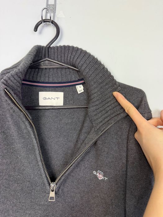 Sweter Gant Small Logo Half Zip