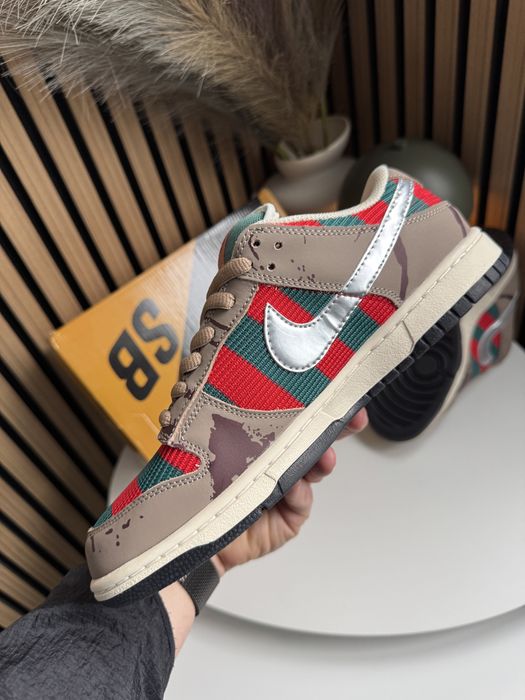 ТОП! Nike SB Dunk Low Freddy Krueger 41 42 43 44 45 найк данк фреді
