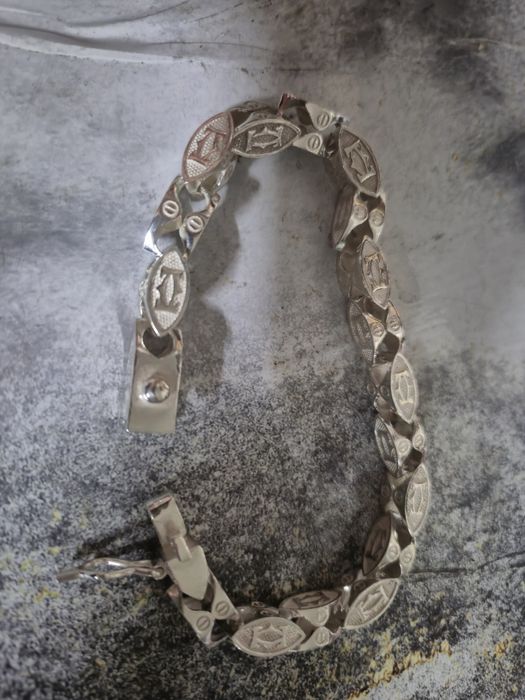 Srebna Nowa 925  bransoletka cartier 41.70 gram 23 cm