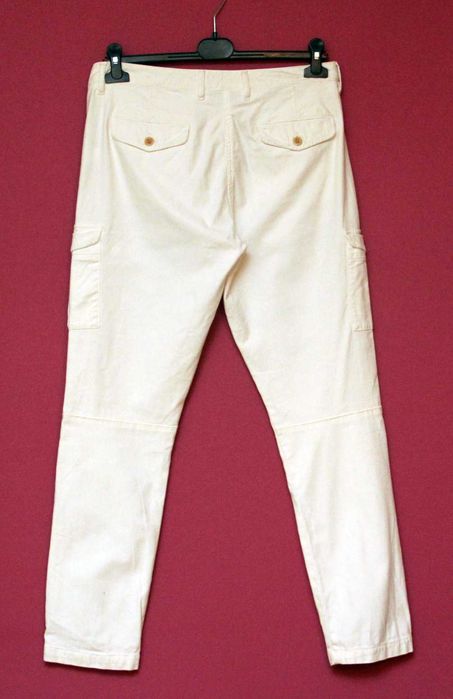 Gant рр us 8 uk 12 m-l карго брюки из хлопка и эластина, минеральные пуговки