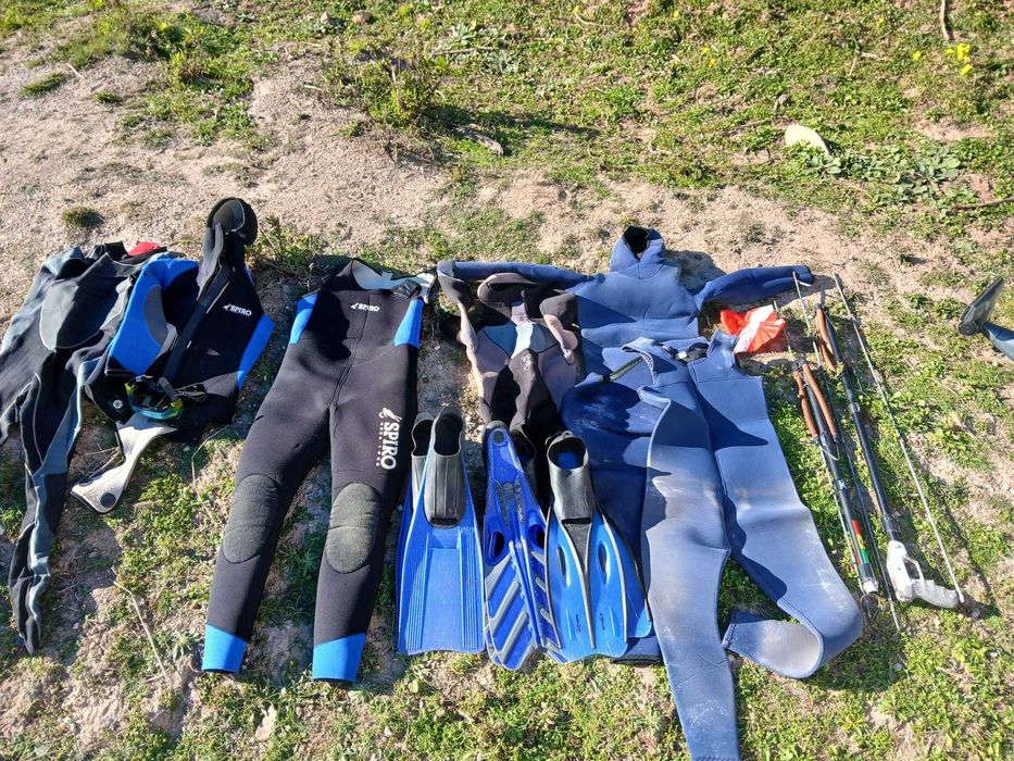 Fatos de Mergulho, Barbatanas