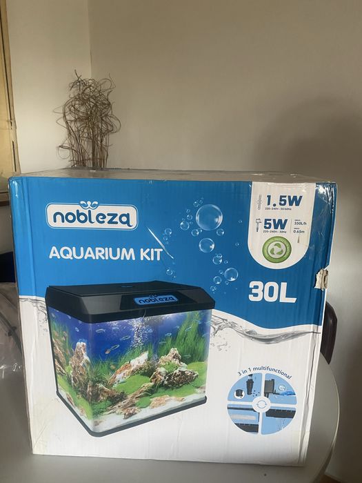 Aquario 30L totalmente novo