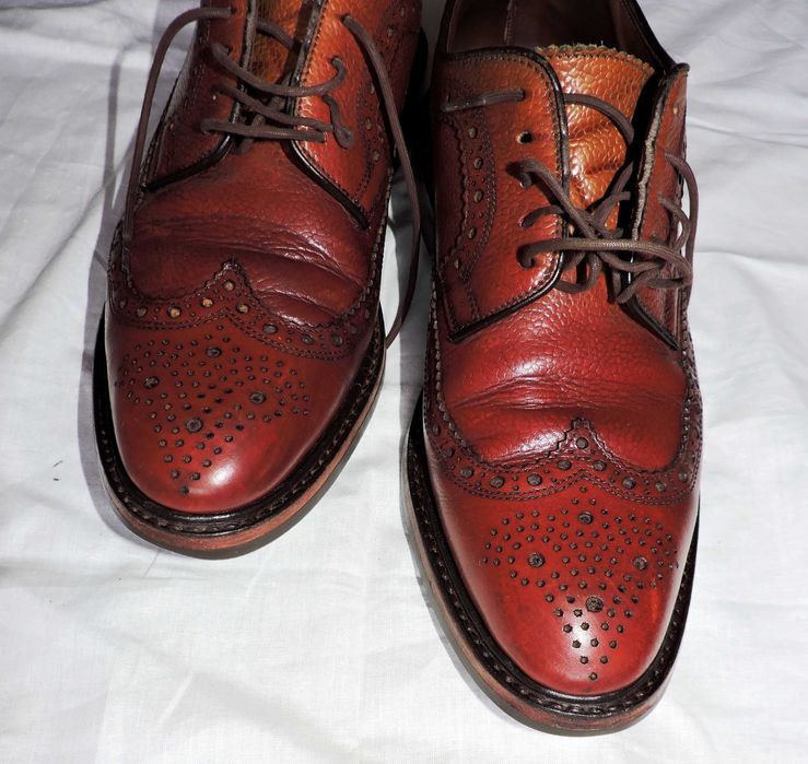 Кожаные туфли челси броги оксфорды Loake 42р