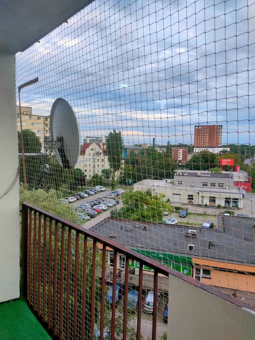 Siatka dla kota, siatka na balkon, taras, przed gołębiami, moskitiery