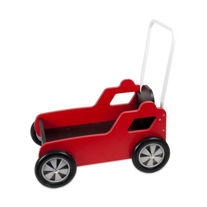 Drewniany wózek dla lalek i zabawek meble dla dzieci samochód Micki,