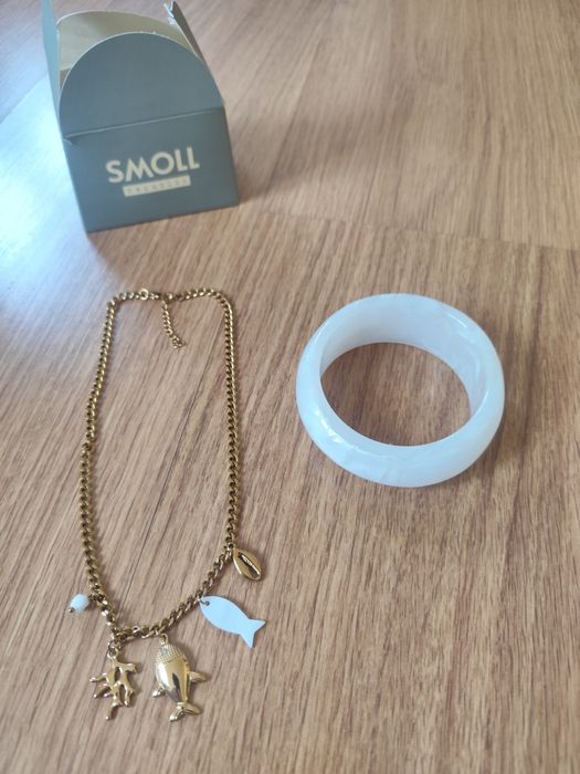 Conjunto pulseira e colar SMOLL