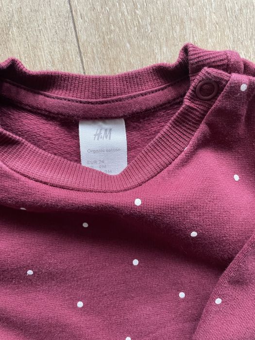 H&M 2 sukienki dresowe rozm. 74