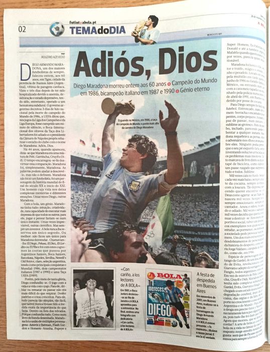 Maradona - A última finta - nov.2020