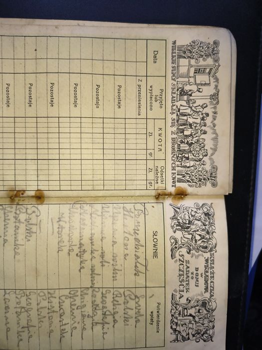 Dawna książeczka wkladowa