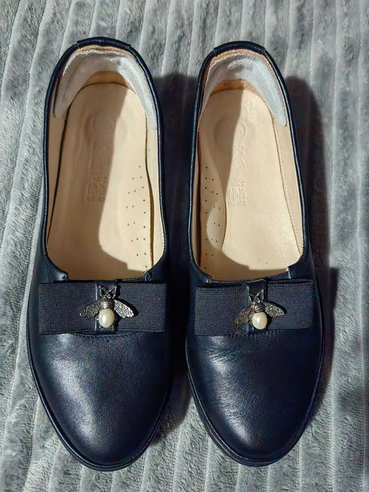 Buty skórzane, rozm.36.