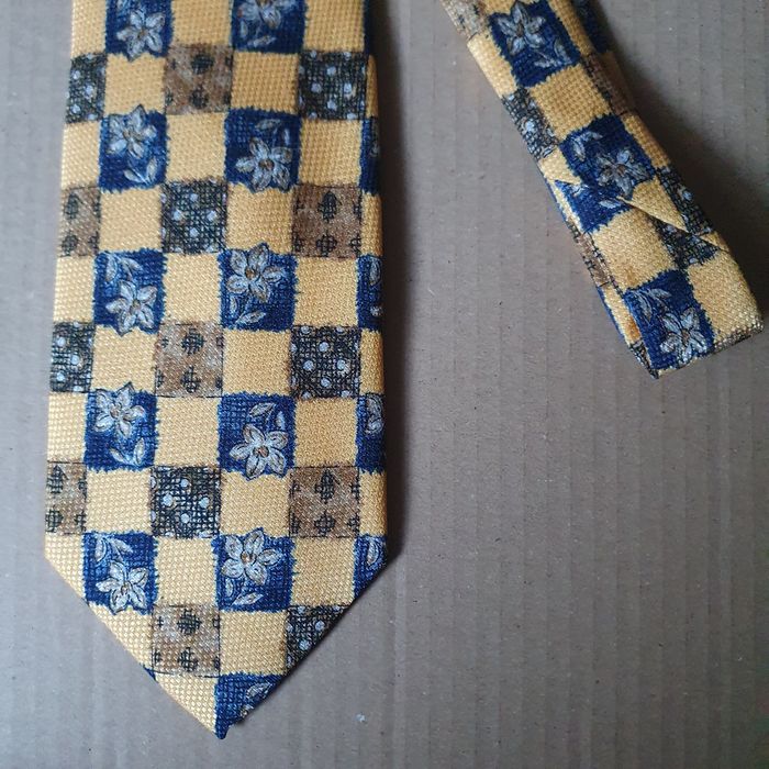 Krawat męski w kwiaty (k-5)OK