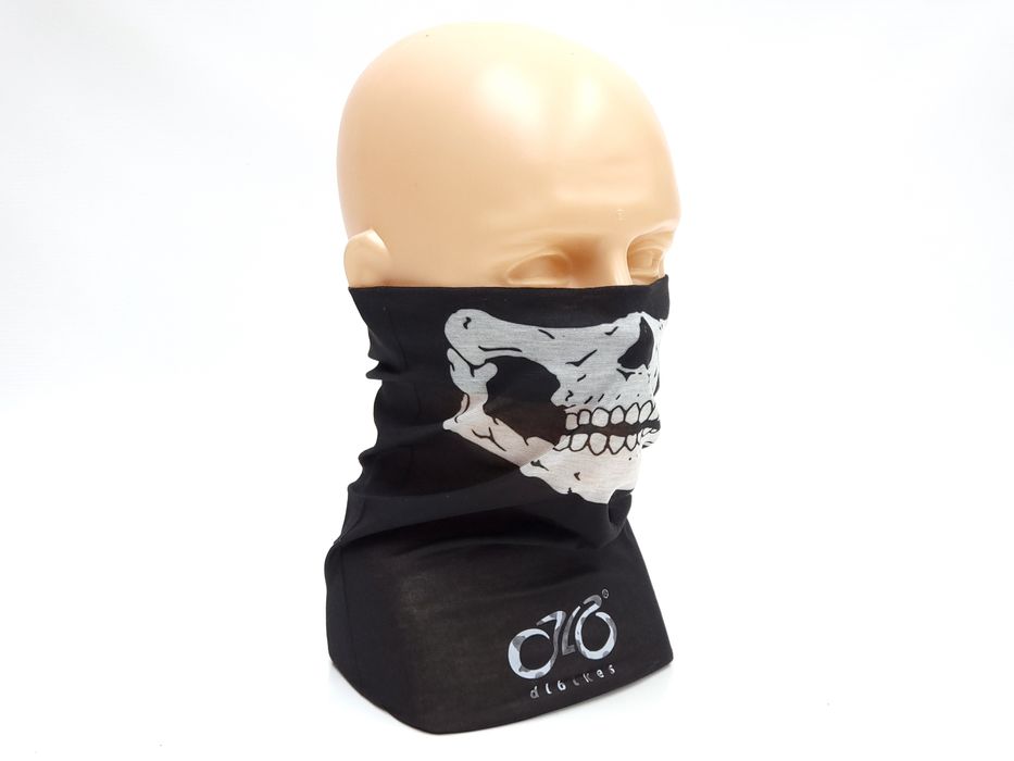 NOWY Komin czarny Oryginał DLBIKES Skull na rower narty prezent