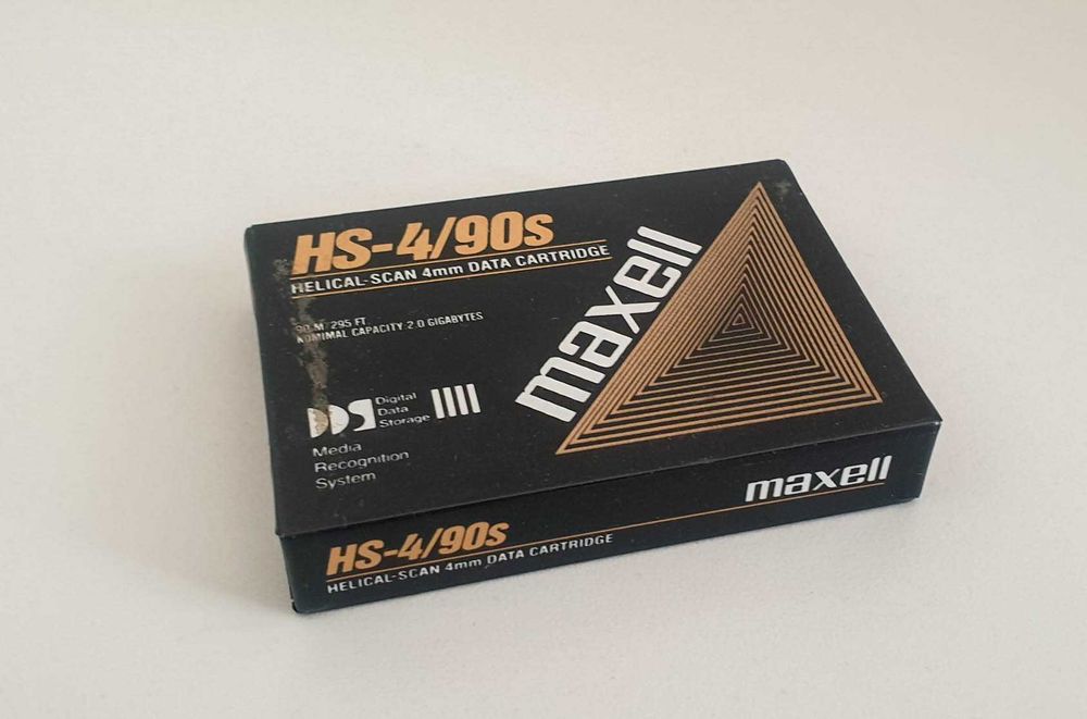 Kaseta Maxell HS-4/90s 4mm  DAT DDS MDS 2G 90m Unikat FOLIA