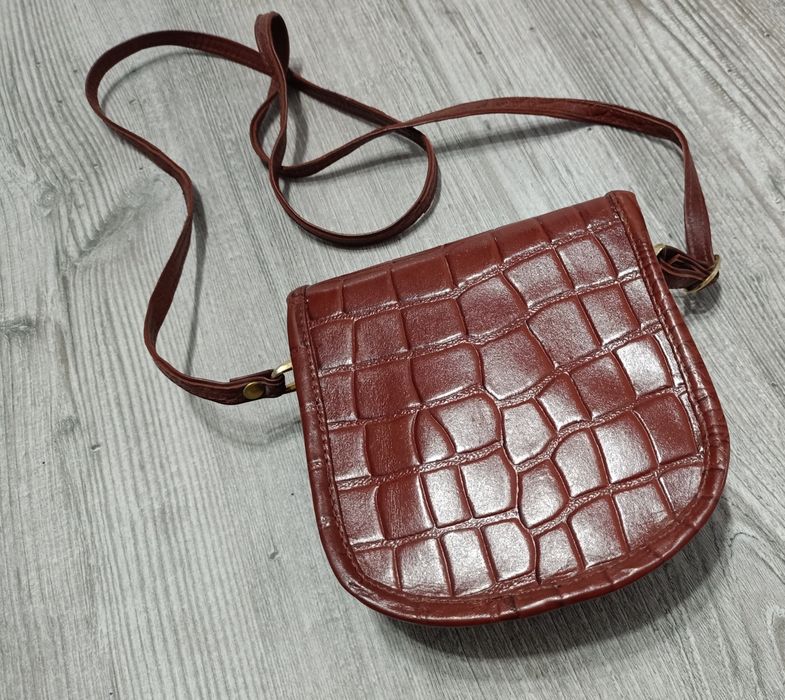 Serge agostini retro vintage oldschool torebka mała listonoszka