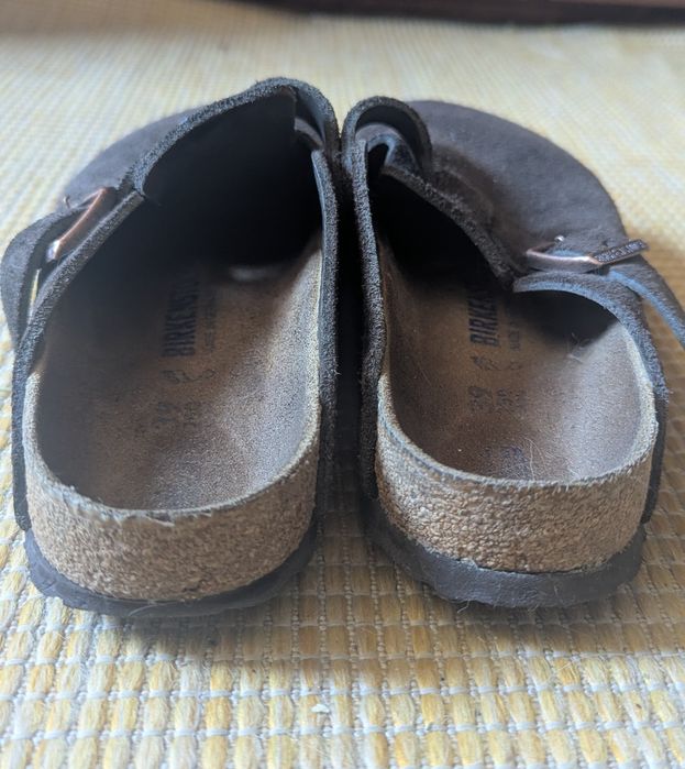 Birkenstock boston  сабо коричневі оригінальні 
Suede Leathermocha  са