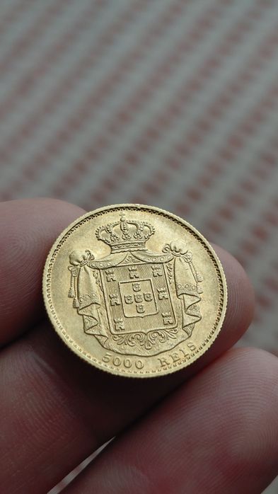 Moeda   5000  Reis  Ano  1877