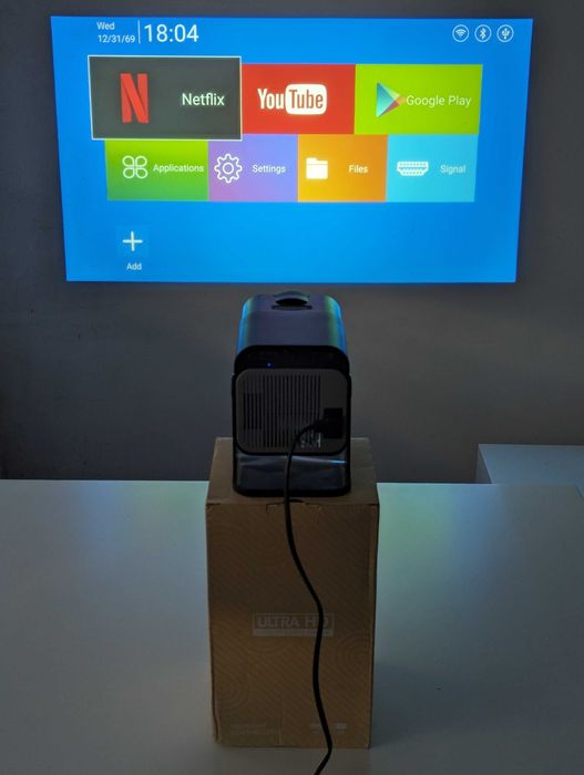 Projetor Smart Android 11 | 4K | Full HD 1080p | HY320 Original