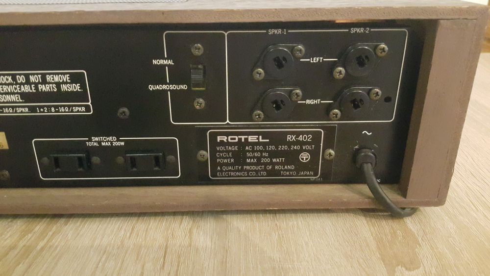 Rotel RX-402 w oryginalnym stanie w pełni sprawny.