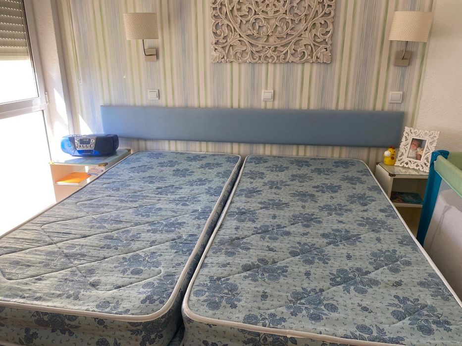 2 camas solteiro - 90 cm com colchões ortopédicos