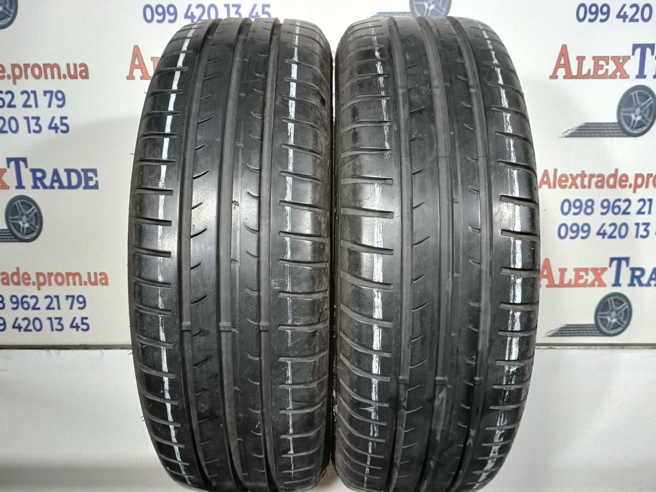 2 шт. 185/60 R15 Dunlop Sport BluResponse літні шини вживані, 6,5 мм