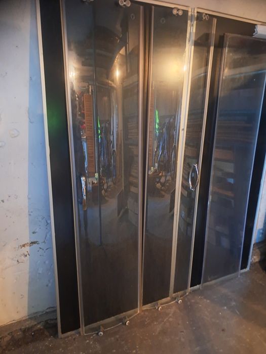 Drzwi prysznica szkło i boczna szyba