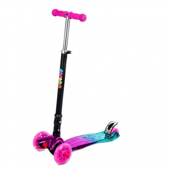 Самокат трехколесный, складной руль, Amigo MORRIS NEO