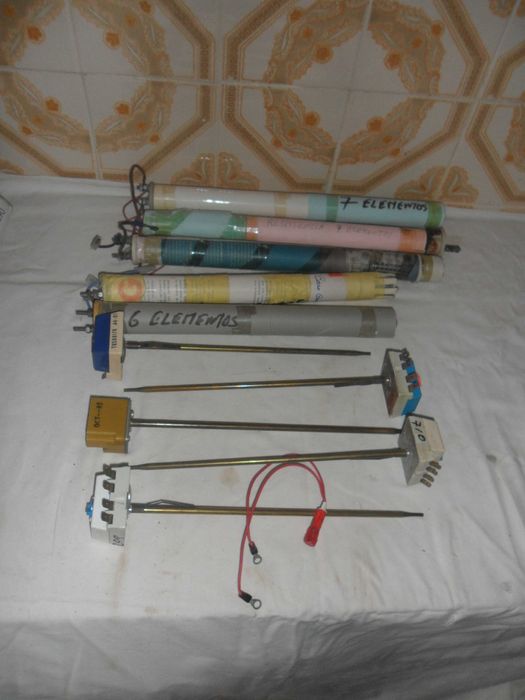 Ferro de soldar e engomar, resistências, termostatos