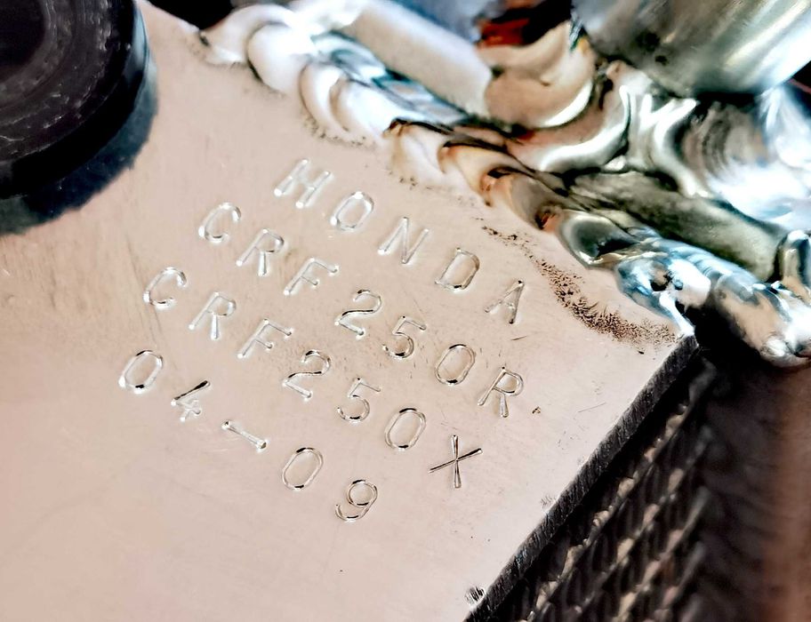 Radiadores Honda CRF250R e CRF250X anos 2004/2009 Alumínio Performance