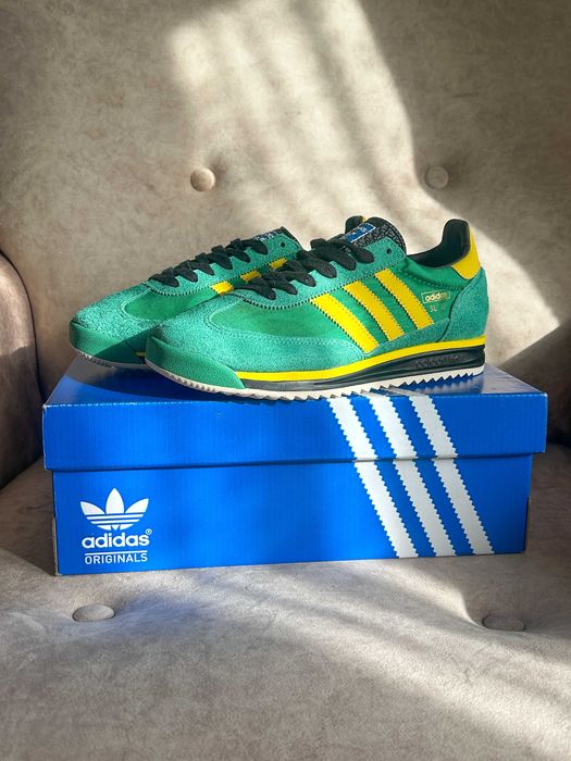 !LUXURY! Adidas SL 72 RS Green Yellow | 36 37 38 39 40 41
