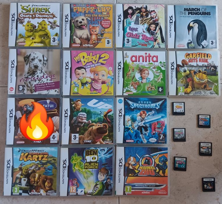 Jogos Nintendo 3DS e DS