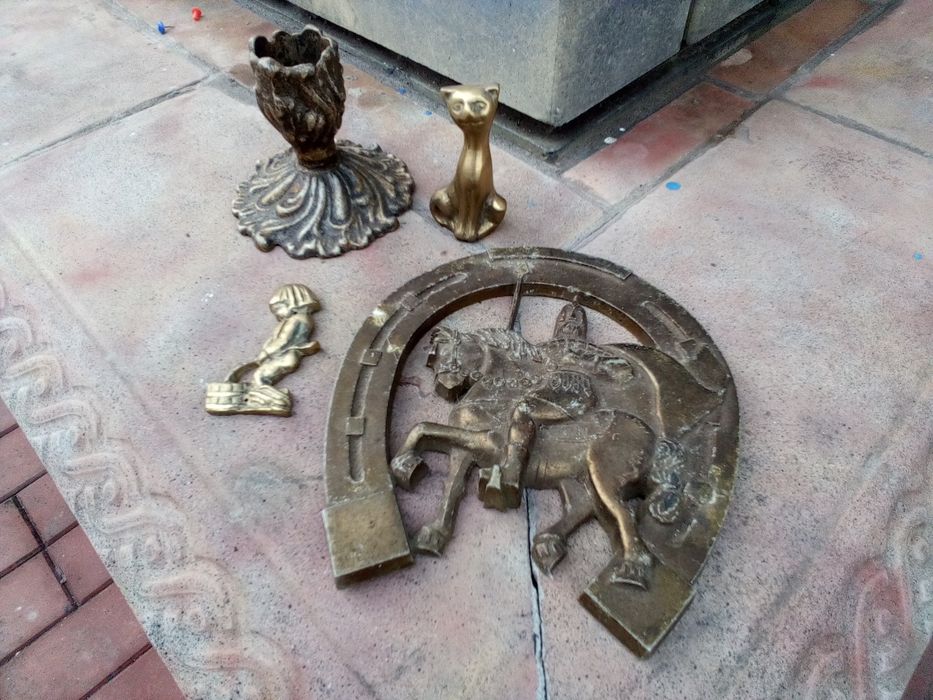 кот+подсвечник.+подкова.