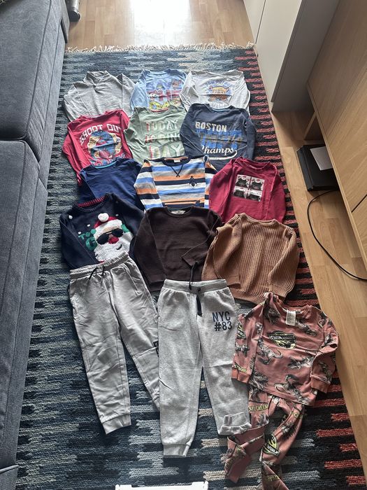 Paczka ciuszkow dla chłopca r.116 h&m