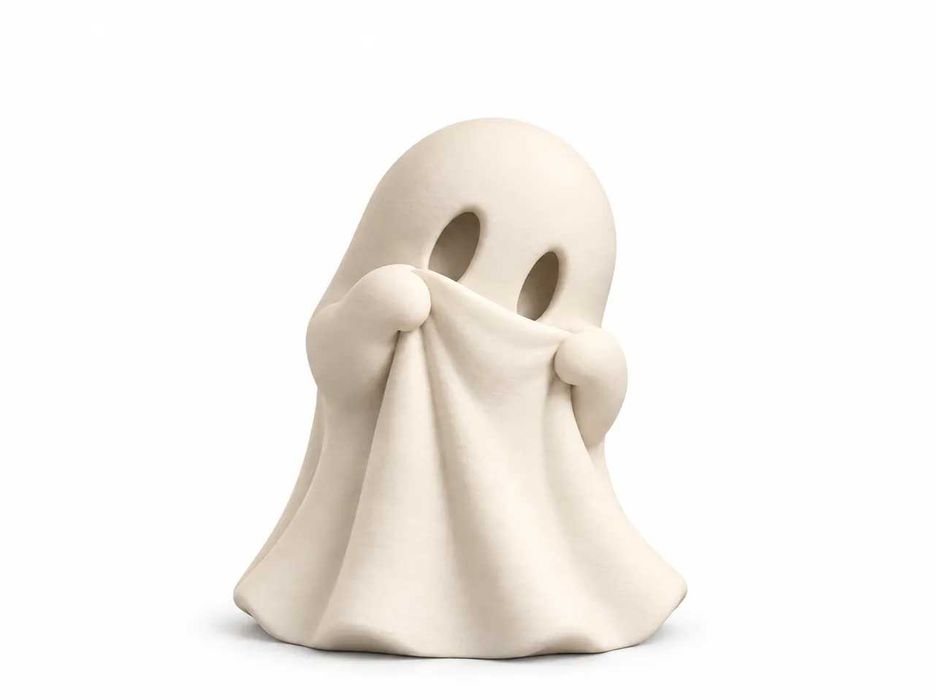 Nieśmiały duszek – urocza dekoracja na Halloween