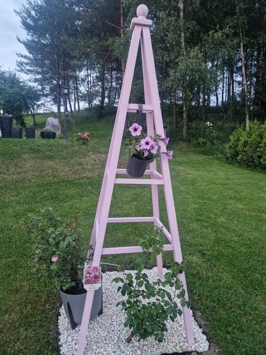 Obelisk ogrodowy,trejaż, pergola, podpora do roślin, wieża
