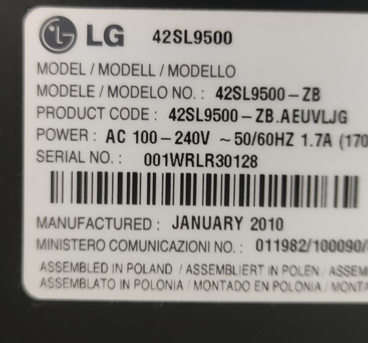 Telewizor LG 42 LED Gratis uchwyt