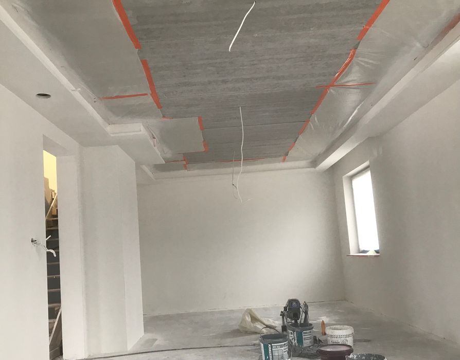 Malowanie natryskowe Gładzie zabudowy